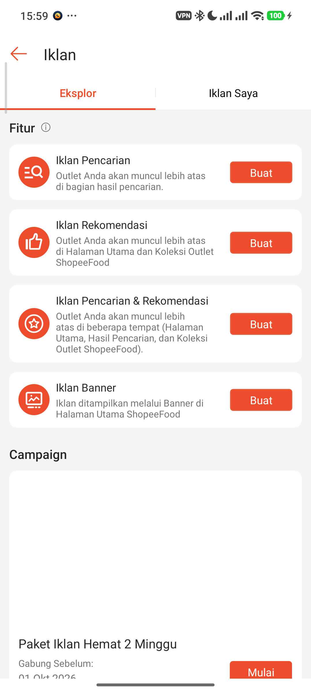 Katalog 4 Fitur Iklan ShopeeFood
