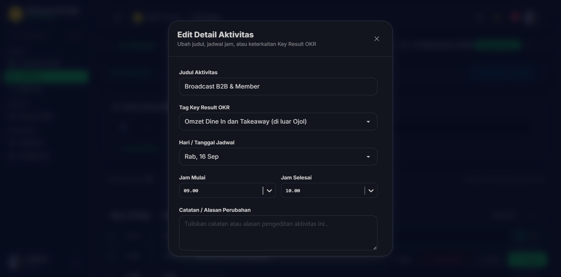 Modal Tagging Key Result