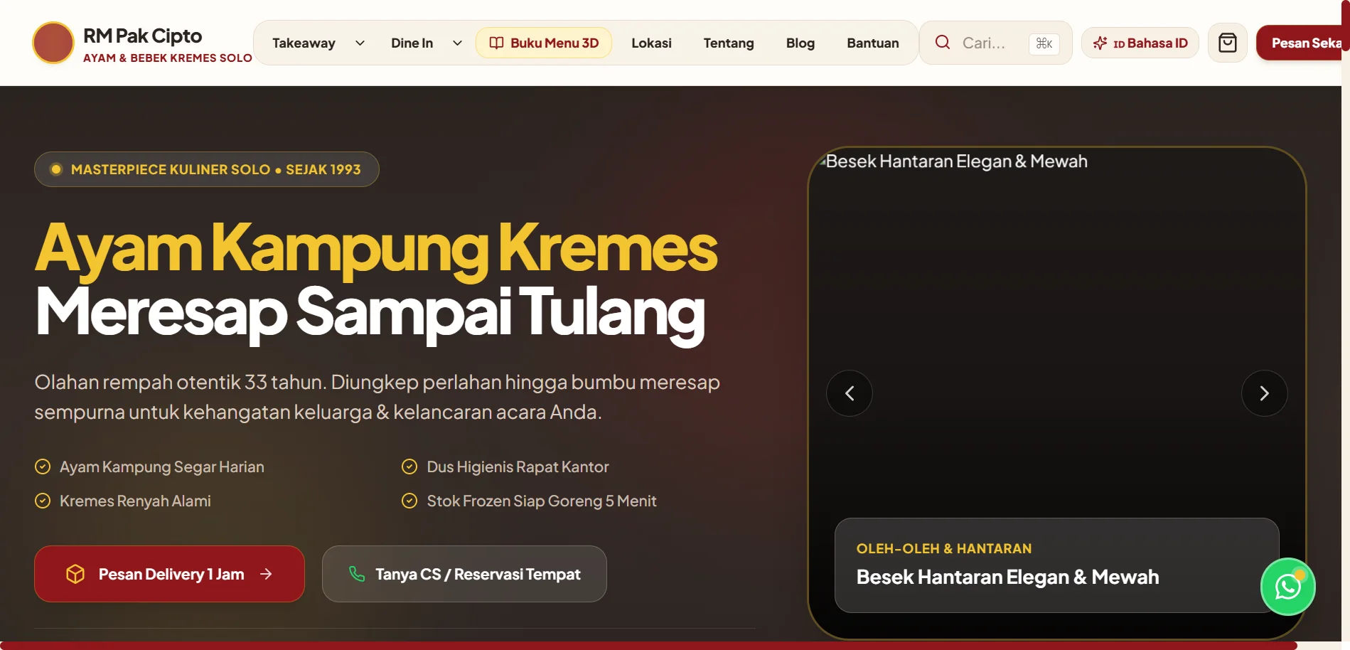 Antarmuka Live Web Company Profile